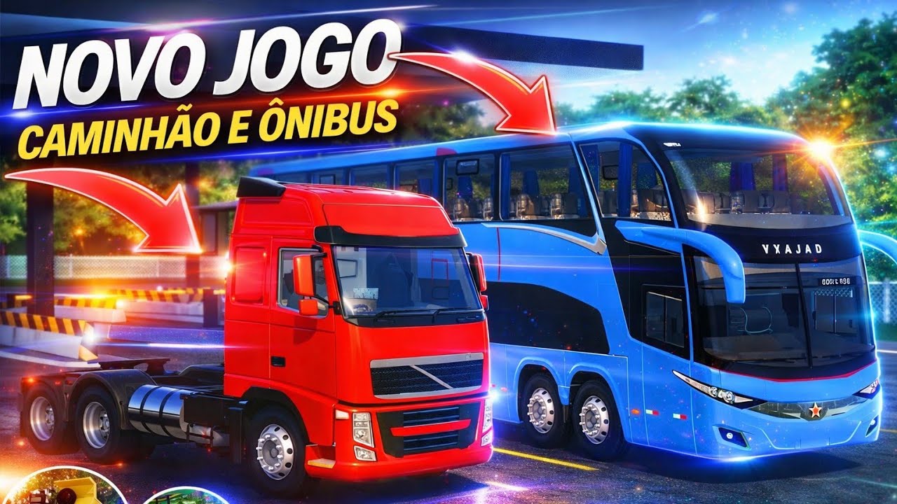 NOVO JOGO DE CAMINHÕES E ONIBUS - BRASIL TRANSPORT ONLINE