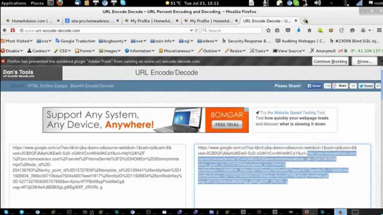 HomeAdvisor Pro - (EntityHash) Authentication Bypass Session Vulnerability (Bug Bounty)