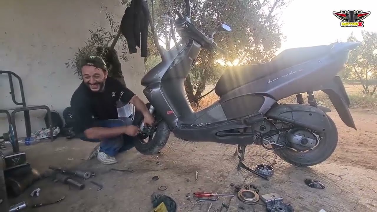 واخيرا محبوبة  الجيل دهبي. ❤️Leonardo 250 cc ❤️تم اصلاحها في ورشة Motorx 🔥🫡 زدنا فيها جهد 💪