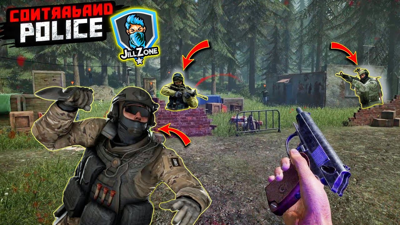 Surviving a Terrorist Attack! 😨 Contraband Police Gameplay || JILL ZONE