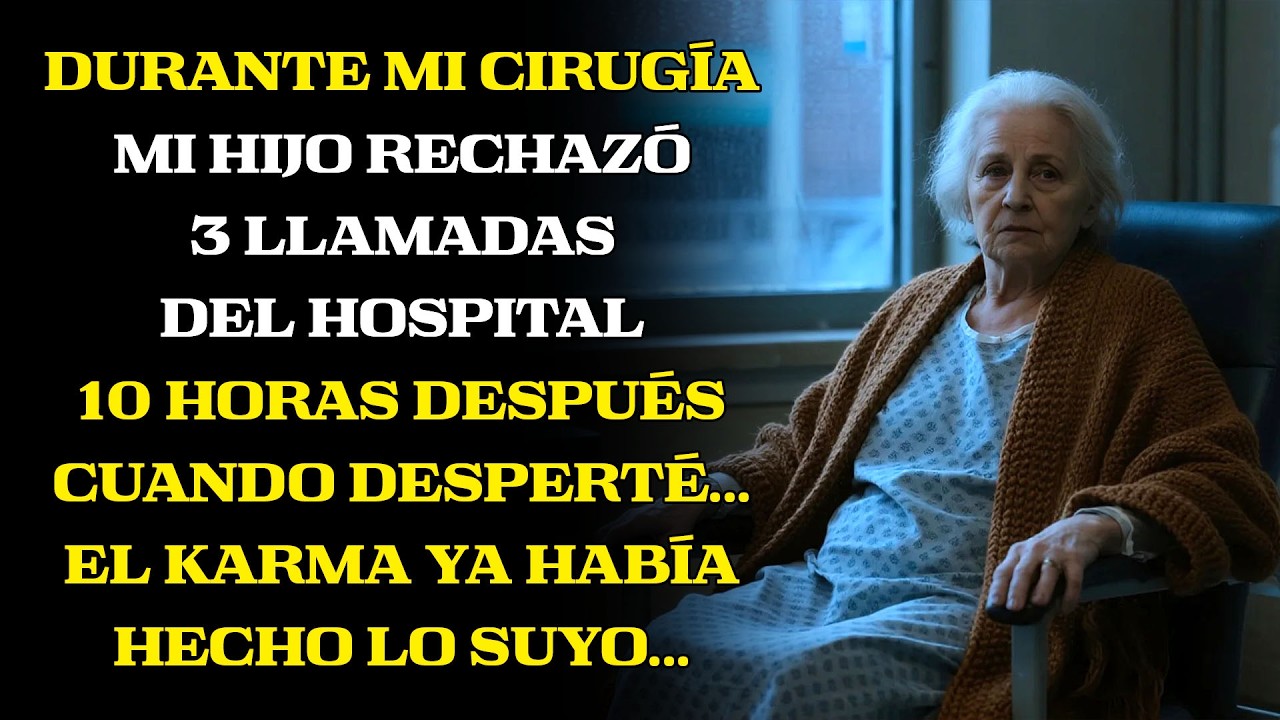 Ignoró tres llamadas durante mi cirugía; cuando desperté, su karma llegó