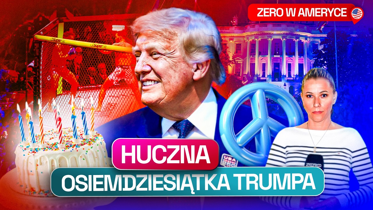 MMA W BIAŁYM DOMU, POK&Oacute;J Z IRANEM, NAWROCKI NA IMPREZIE - TAK DONALD TRUMP ŚWIĘTUJE URODZINY