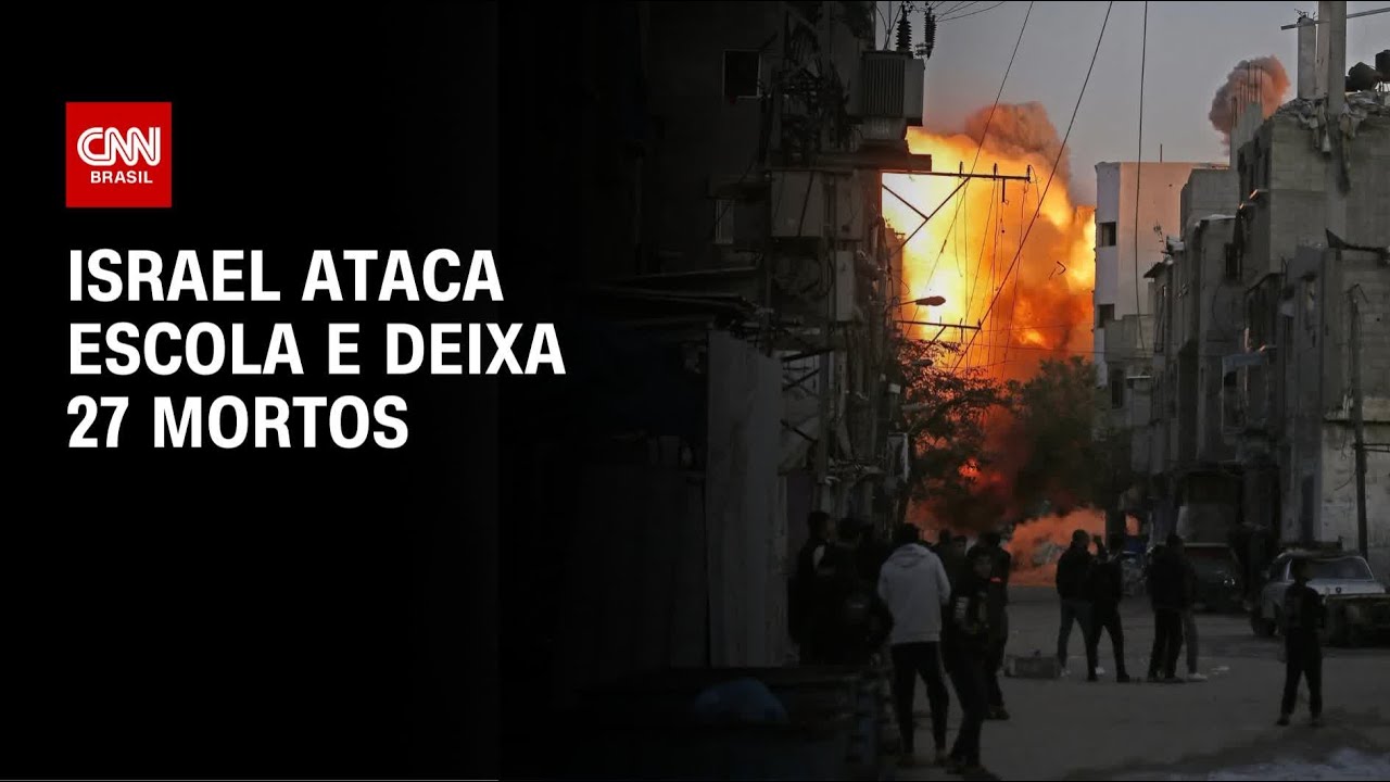 Ataque israelense em escola mata 27 na Faixa de Gaza | CNN PRIME TIME