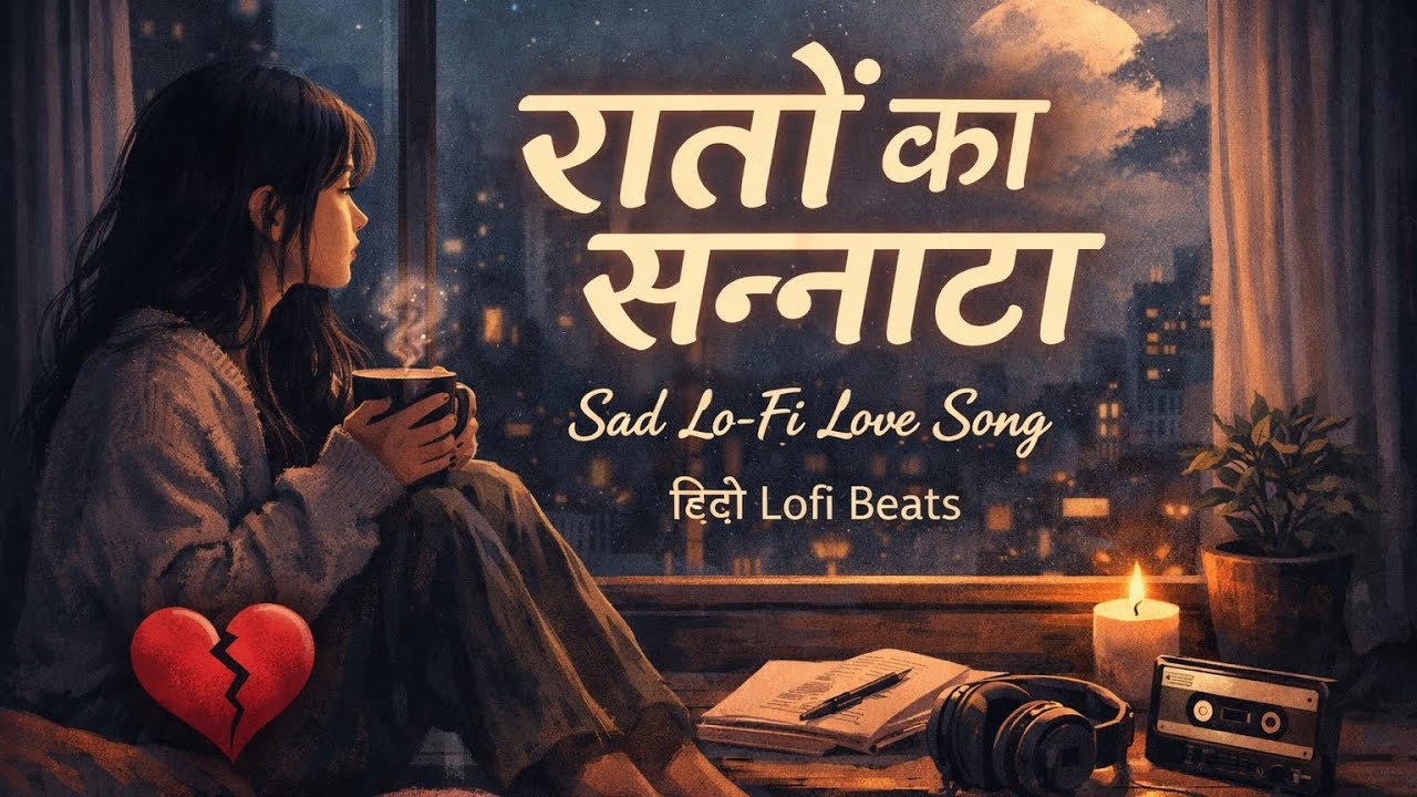 Raaton Ka Sannata – Sad LoFi Love Song | Hindi Chill Beats | Broken Heart LoFi