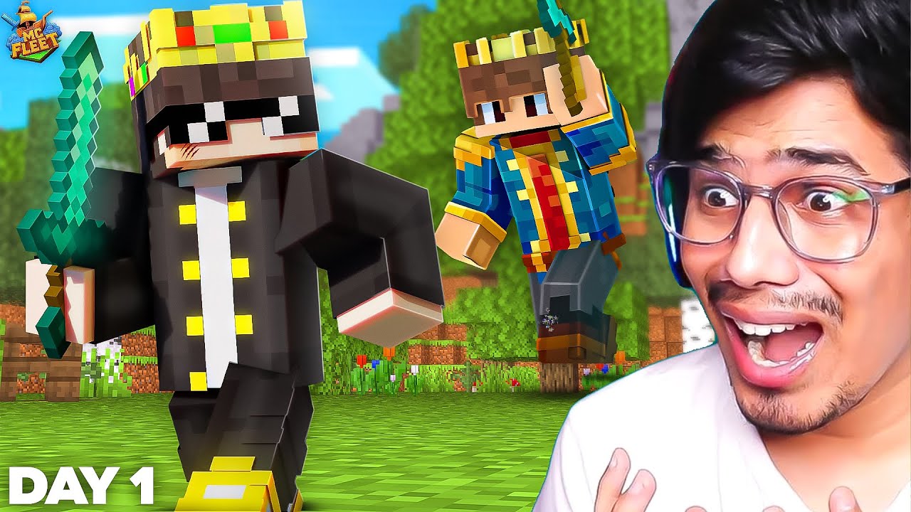 I MET @GamerFleet ON MY FIRST DAY IN MC FLEET ?