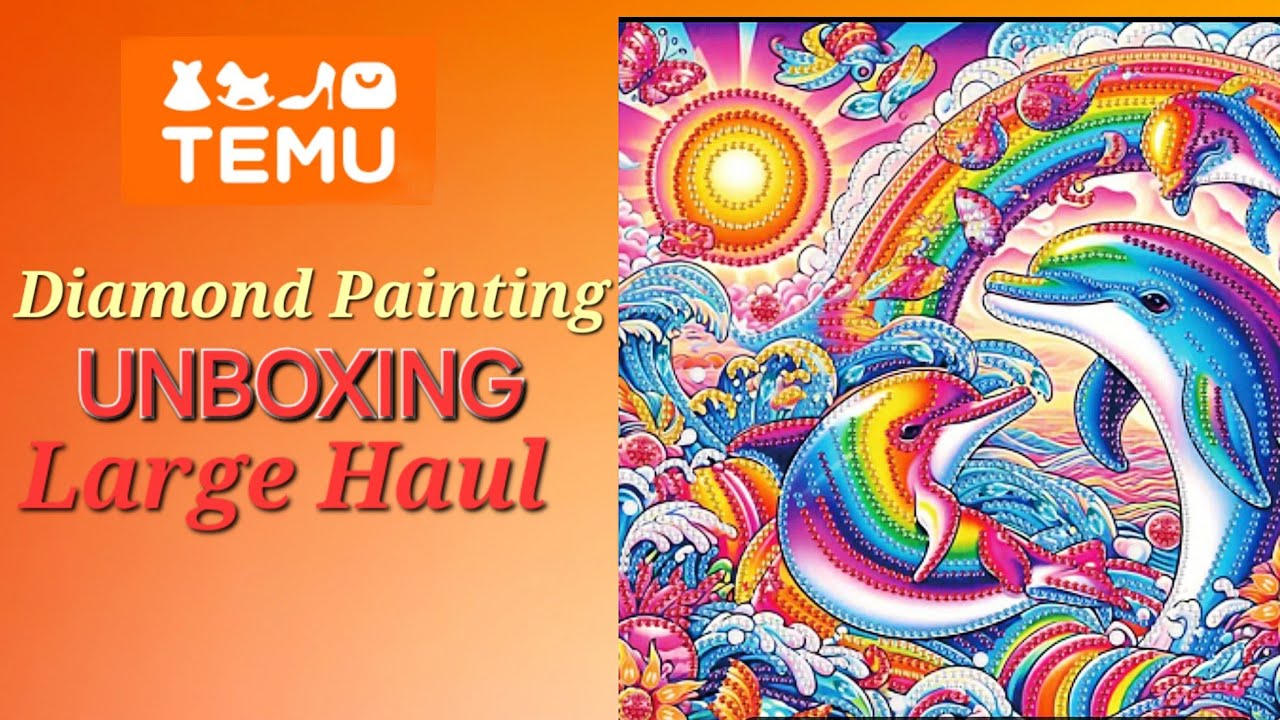 Diamond Painting/Unboxing/TEMU