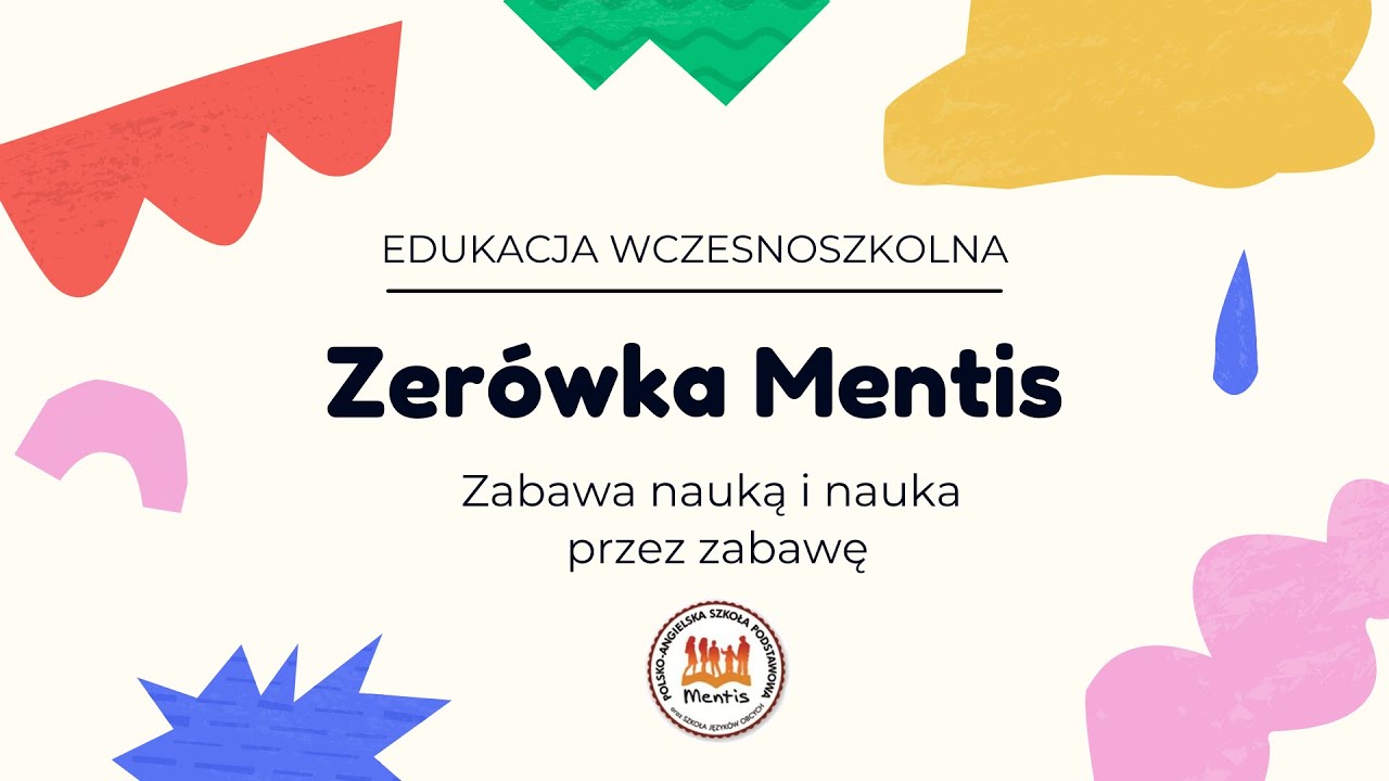 EDUKACJA WCZESNOSZKOLNA: Zer&oacute;wka MENTIS