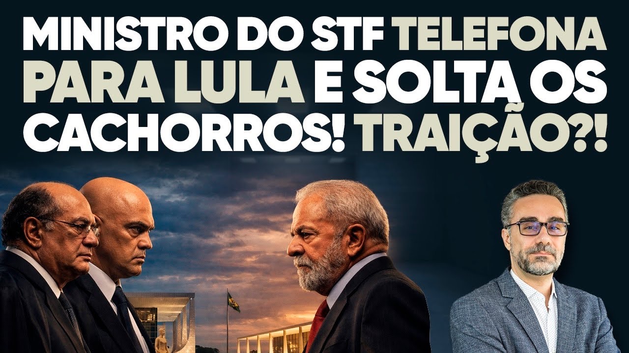 🚨 Ministro do STF liga para Lula e reclama de traição: governo e STF entrarão em guerra?