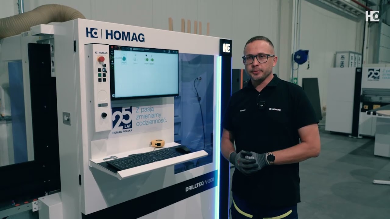 DRILLTEQ V-200  I Awaryjne zatrzymanie maszyny
