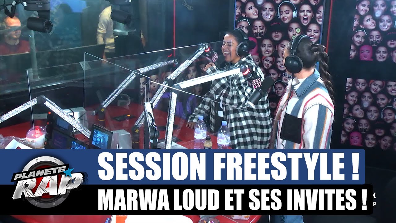 Marwa Loud - Session freestyle avec Eva & Benab ! #PlanèteRap