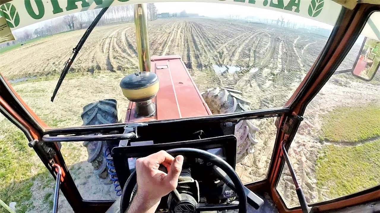 Cab View | Fiatagri 180-90 + Ripuntatore Roga 5 Ancore