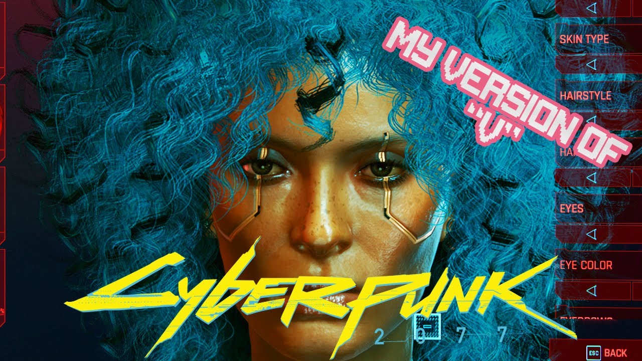 CYBERPUNK 2077| MAKING MY V 🖥️💙💢| THIS GAME IS AMAZING!