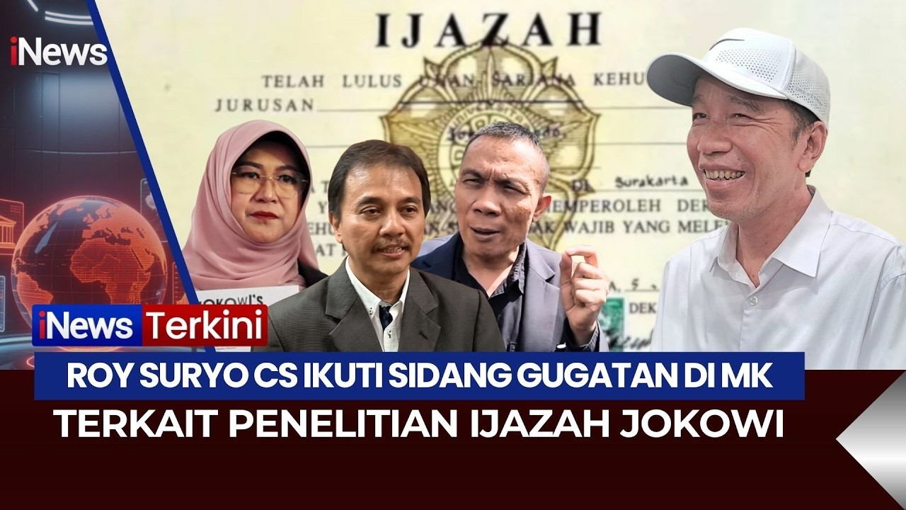 🔴LIVE SIDANG GUGATAN ROY SURYO CS DI MK TERKAIT PENELITIAN IJAZAH JOKOWI (23/02)