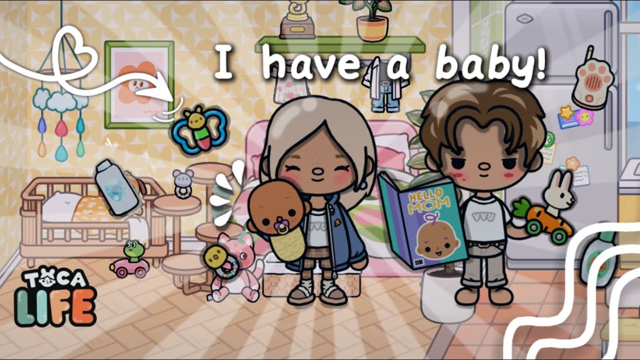 I’m PREGNANT!? short movie | no voice | cute Toca Boca roleplay💕