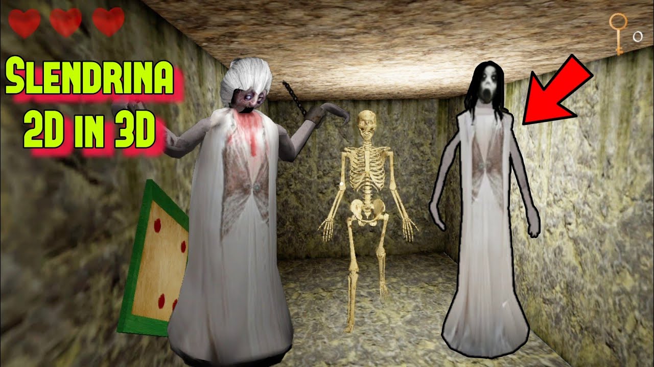 Slendrina 2D But First Person 3D Full Gameplay