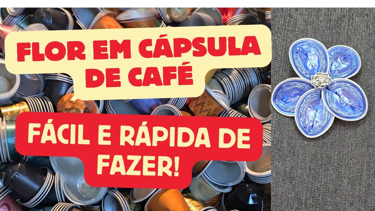 Como fazer uma Flor com Cápsulas de Café? ♻️