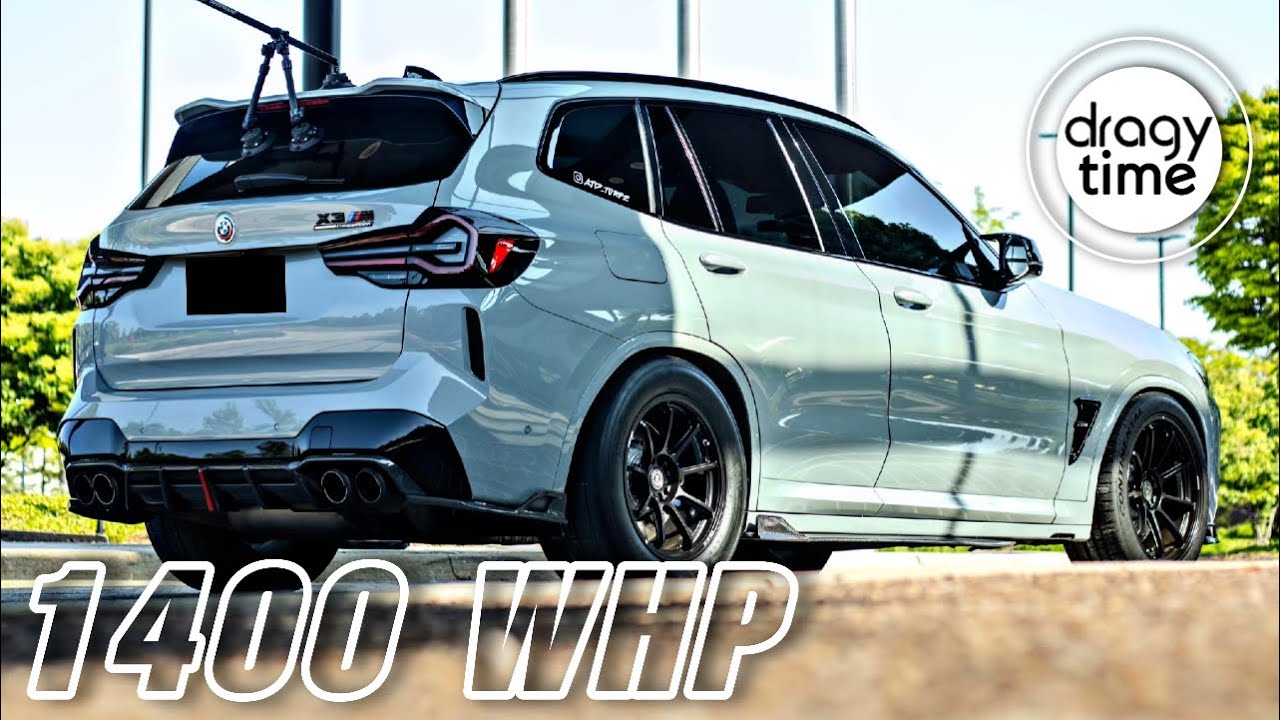 1400 WHP BMW X3M | S58 SINGLE TURBO | Extreme fast acceleration 100-200 Km/h & 60-130 mph