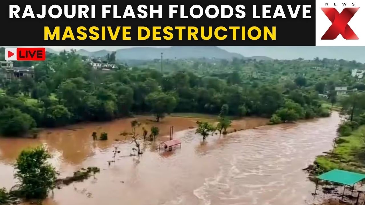 Rajouri Flash Floods LIVE: BRO Project Plant, Heavy Machinery Swept Away In Thannamandi | NewsX