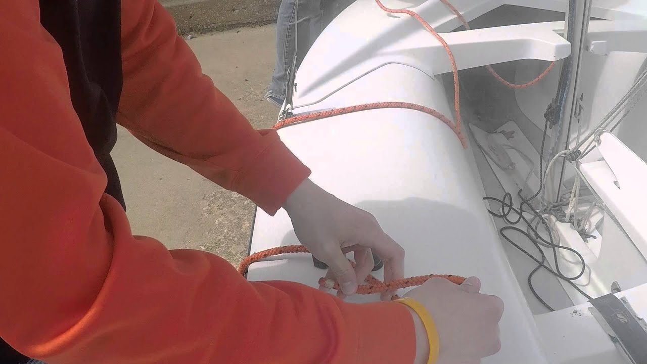 How to Rig a 420 Sail Boat