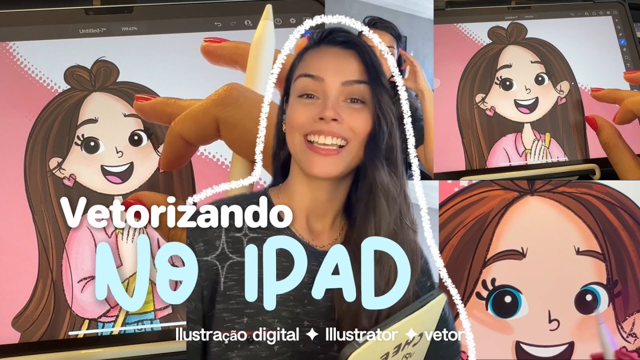 Vetorizando no Ipad / Usando o Illustrator - Ilustração digital 