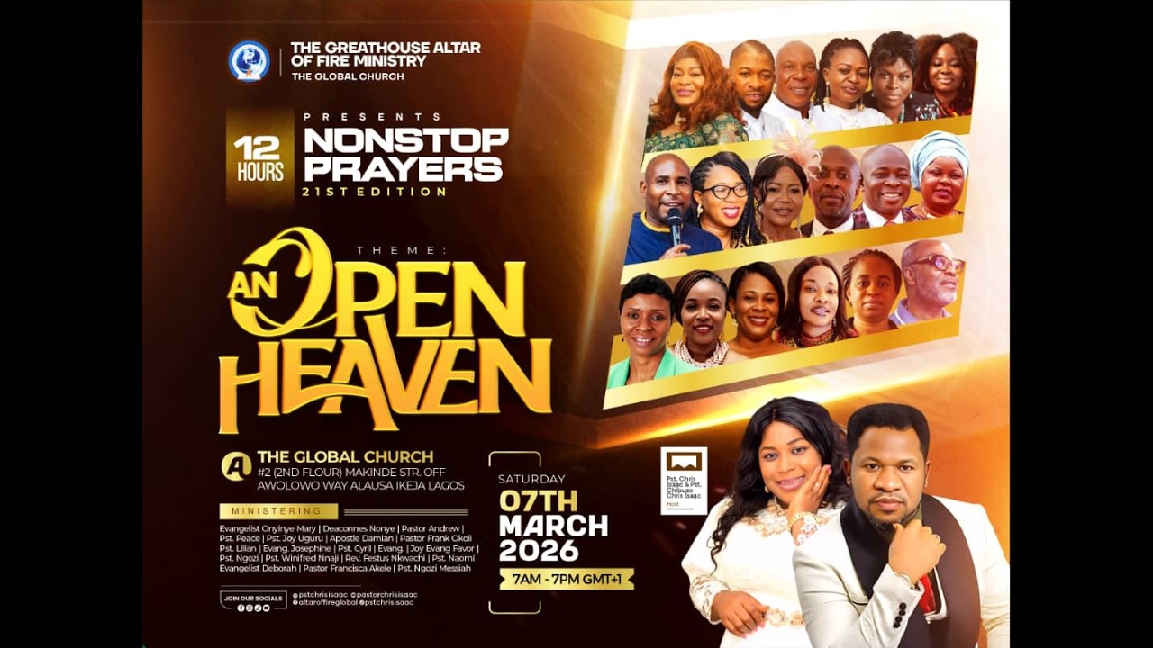 12HRS NON STOP PRAYER 21ST EDITION WITH PST CHRIS ISAAC || 7TH MARCH 2026
