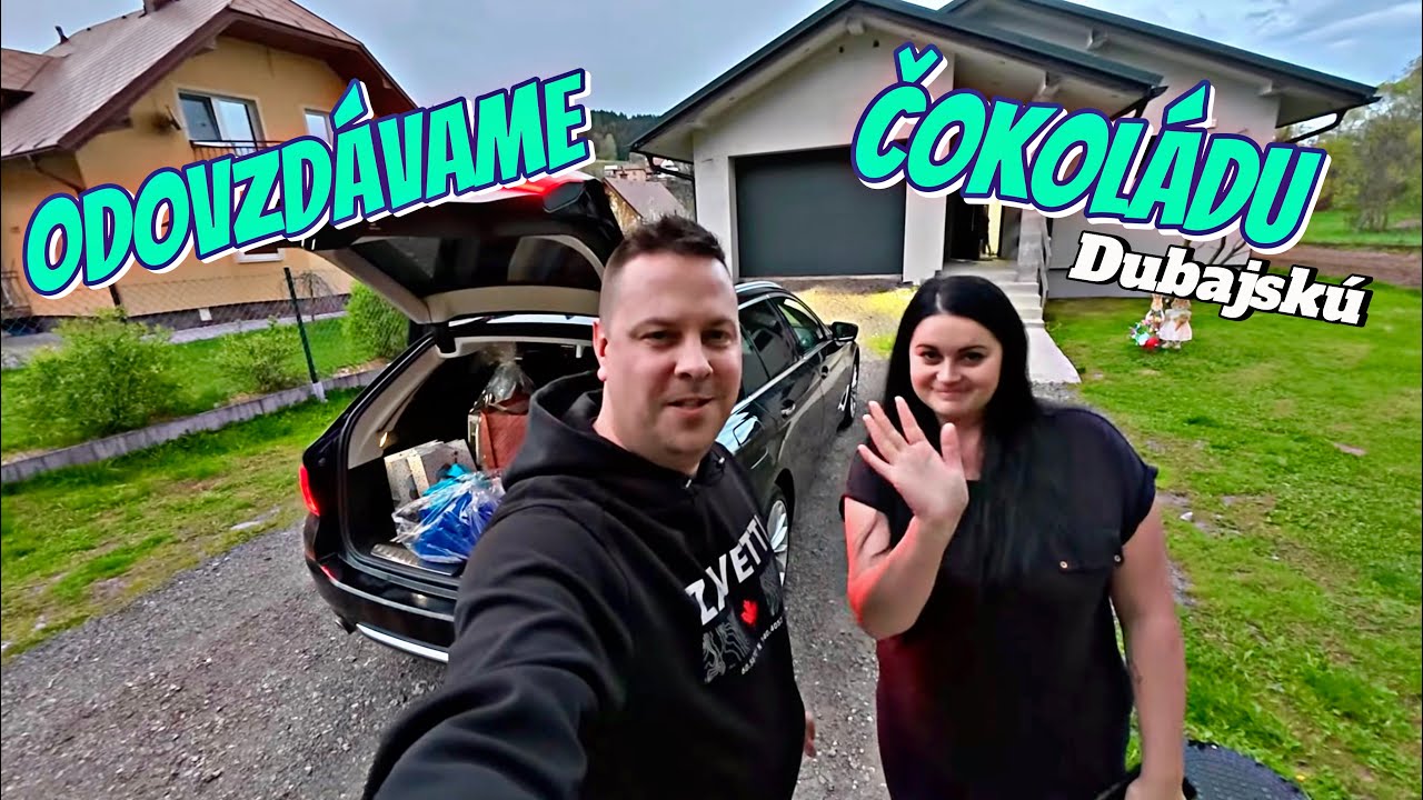🎉 Odovzdaváme  Dubajskú čokoládu výherkyni na druhej strane Slovenska vo Svrčinovci! 🎉 2025 4K 🇸🇰