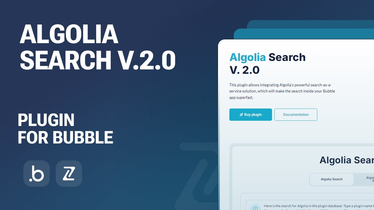How To Easily Integrate Algolia Search To Bubble.io With Plugin From Zeroqode