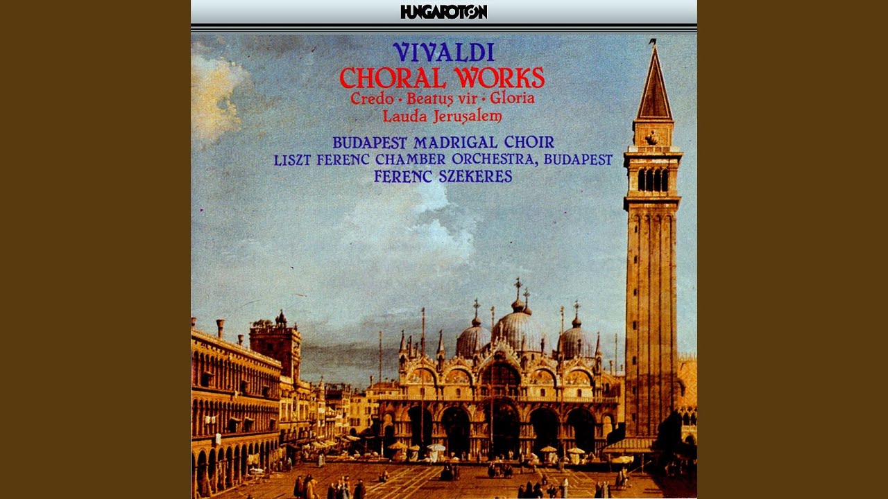 1. Credo RV 591 for mixed choir, srings and organ: III. Crucifixus