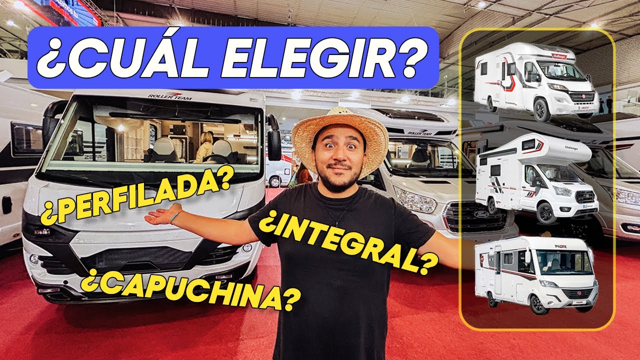 🚐 Qué AUTOCARAVANA elegir ¿CAPUCHINA, PERFILADA o INTEGRAL? | VANTOUR con todas sus DIFERENCIAS