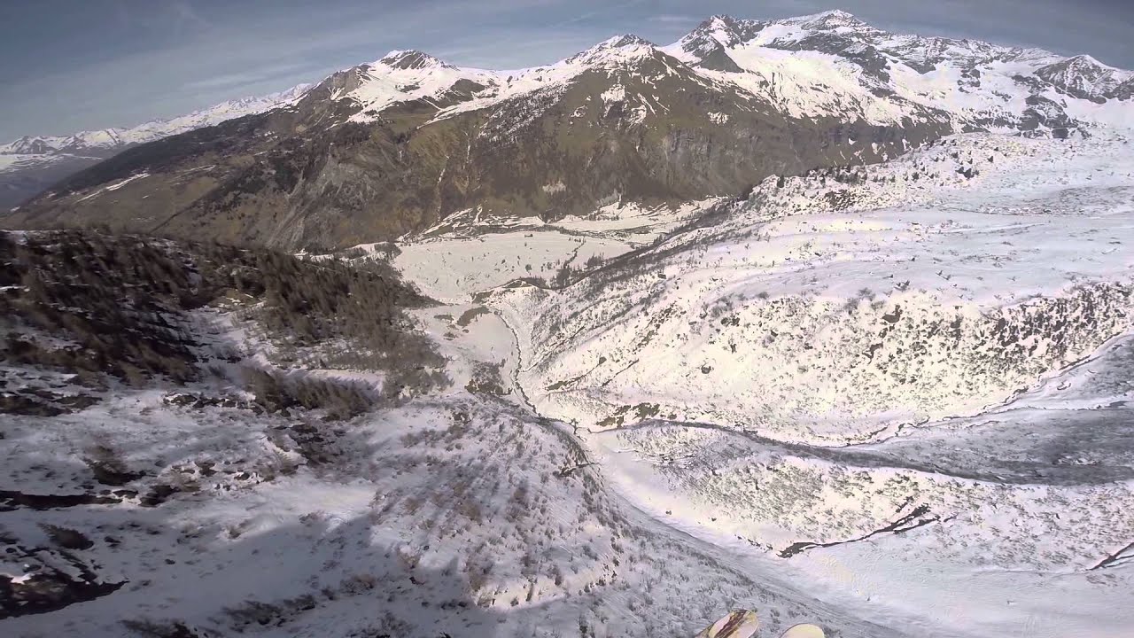 Speedriding La Plagne - Bellecote North Face