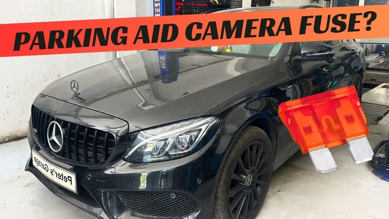 Расположение предохранителя реле камеры парковочного радара Mercedes W205, замена C160 C180 C200 ...