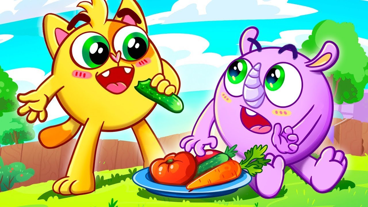 Yummy Vegetables 🥕 | Funny Kids Songs 😻🐨🐰🦁 And Nursery Rhymes by Baby Zoo