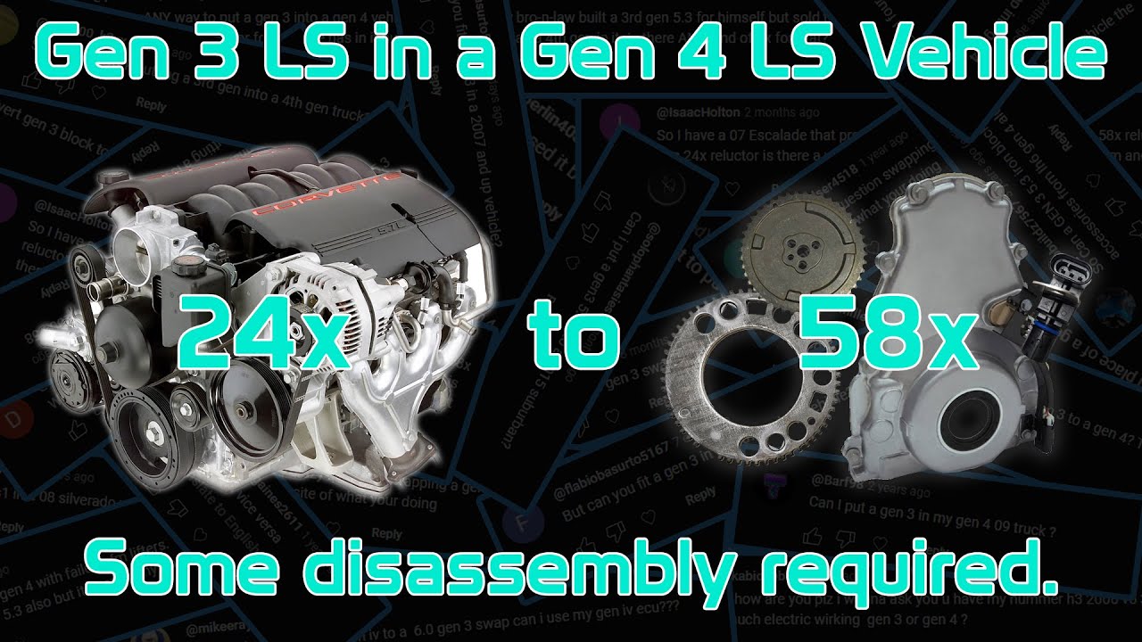 Swapping your Gen 3 24x LS to a 58x Crank Trigger - Tech Tips with Dane