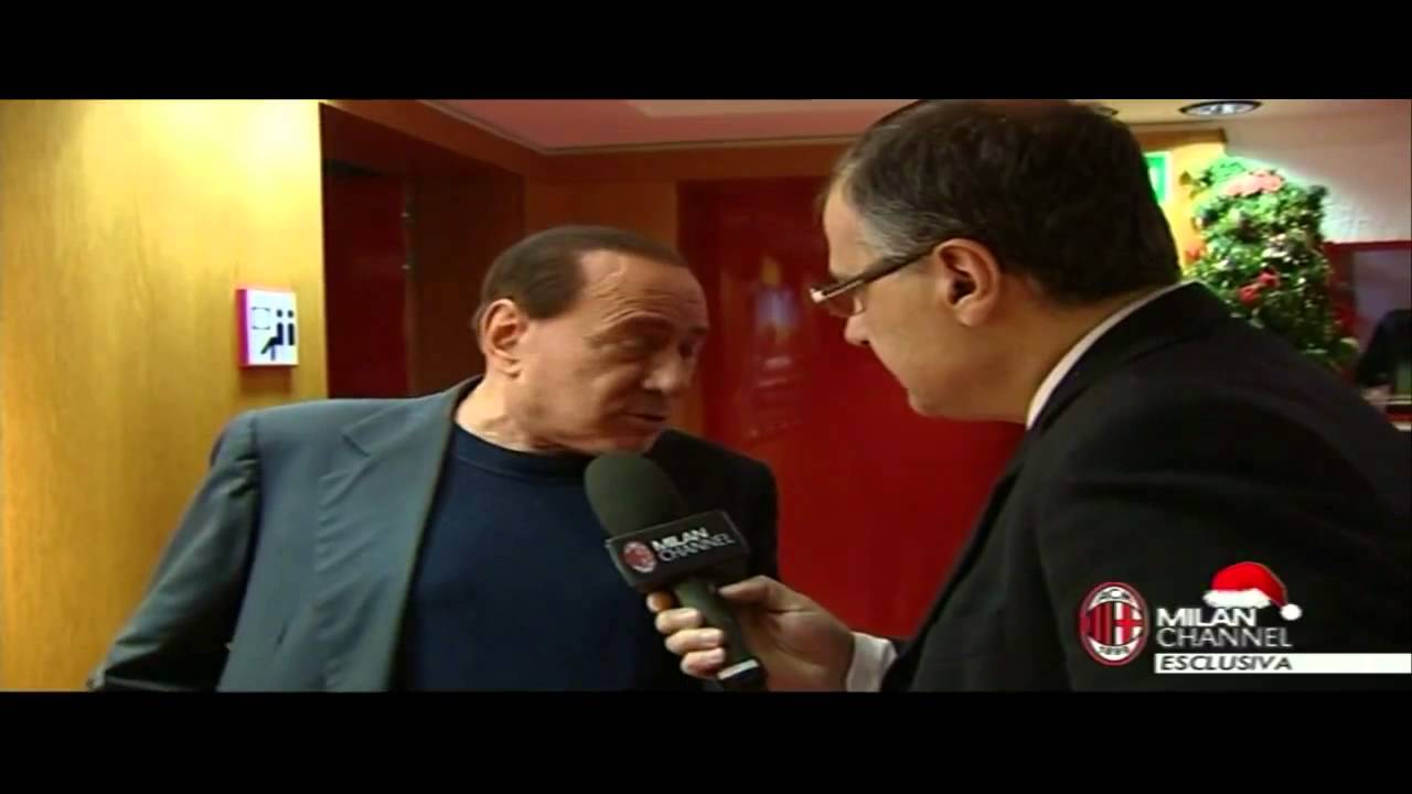 Berlusconi at Milanello 15-12-2013