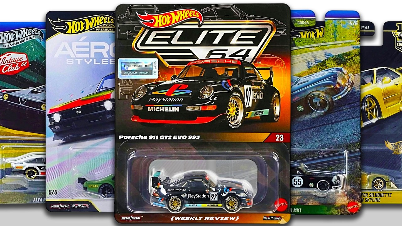 Предварительный обзор - Hot Wheels Elite 64, Aero Styles, Car Culture 2 Packs, Summit Surge, Vint...