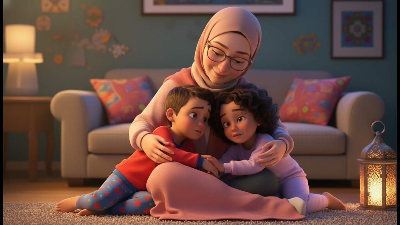 متى يصل الضيف؟ | قصة رمضانية للأطفال مع ليث وريم 🌙🏠