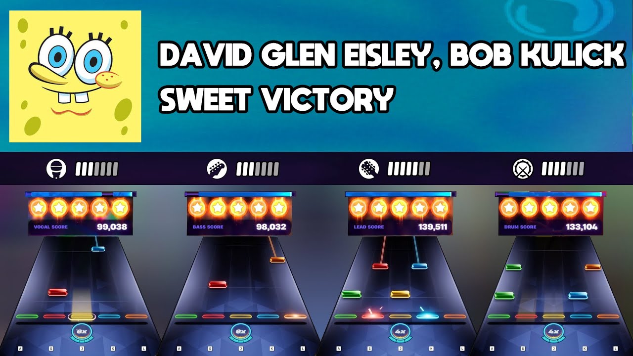 [Fortnite Festival] David Glen Eisley, Bob Kulick - Sweet Victory || All Instruments Expert 100%