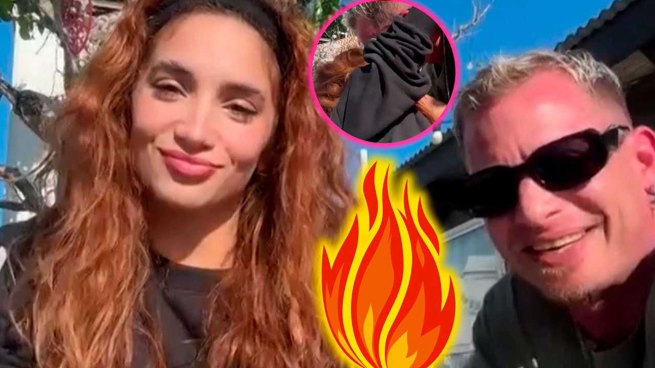 EL FOGOSO BESO QUE LE DIO SORPRESIVAMENTE SANTI DEL AZAR A MELODY LUZ CUANDO DABA LA NOTA