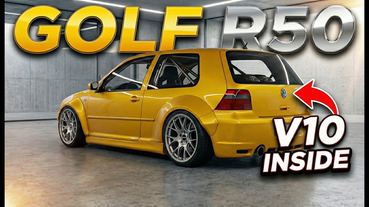 VW Golf R50: Mid-Engine 5.0L V10 Concept