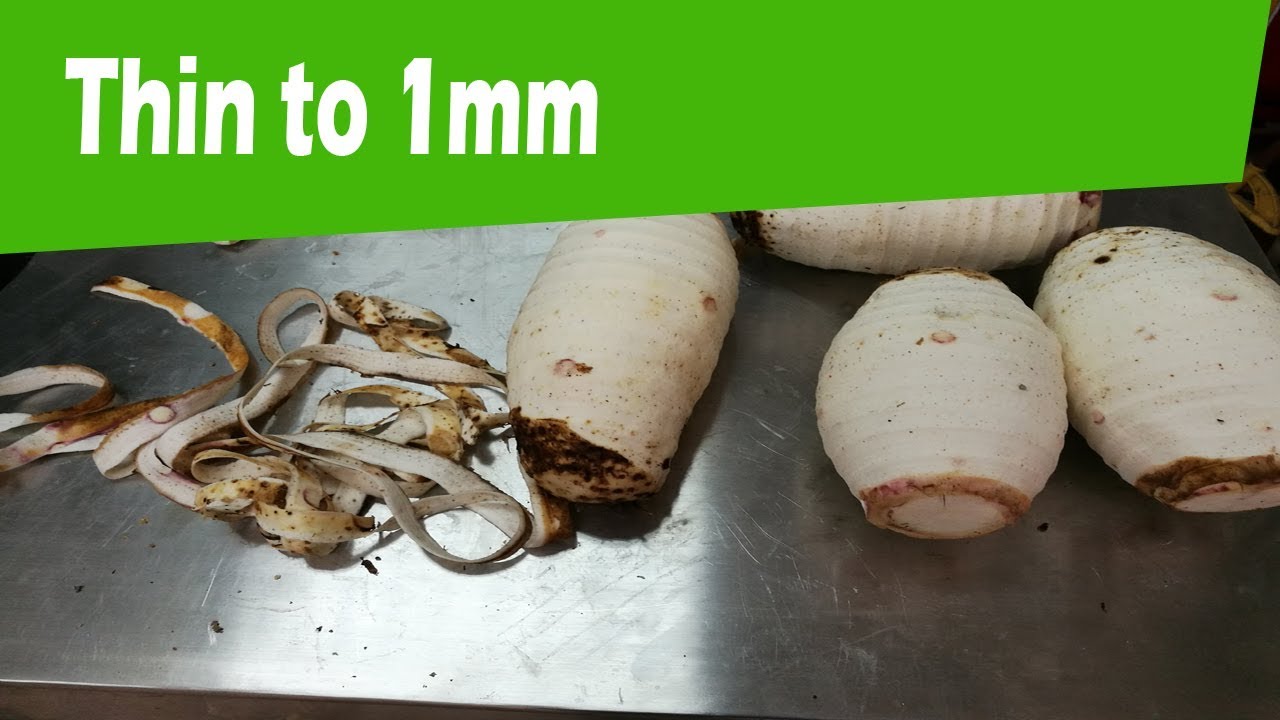 Automatic taro peeling machine