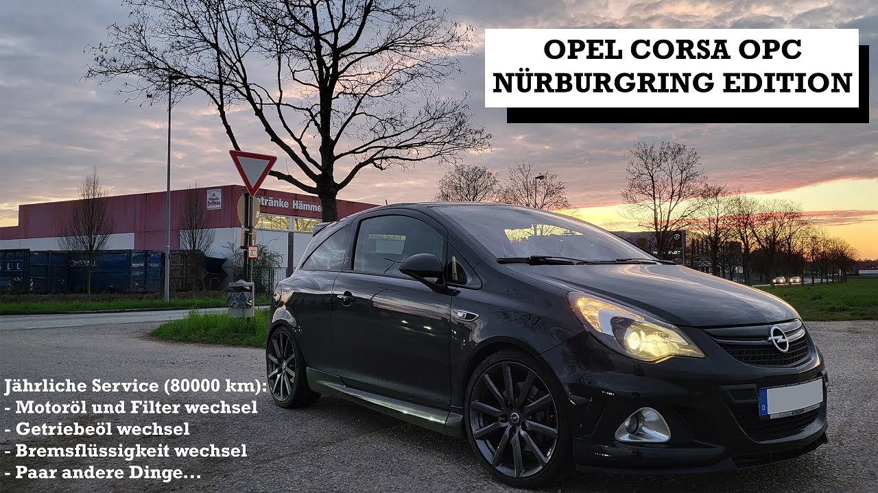 [Opel Corsa OPC Nürburgring Edition] 11. Service: 80000 km | Scheint nicht hell genug