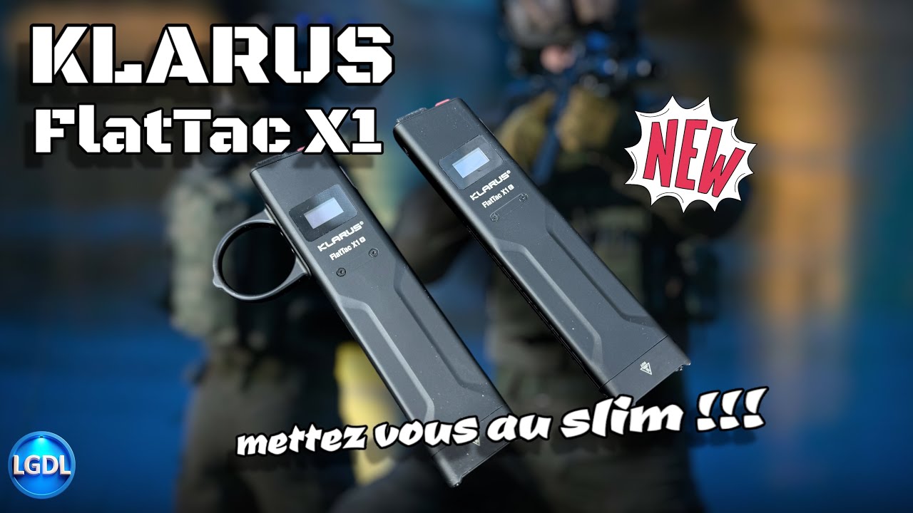 KLARUS FlatTac X1: soyez à la mode mettez vous au slim !!!