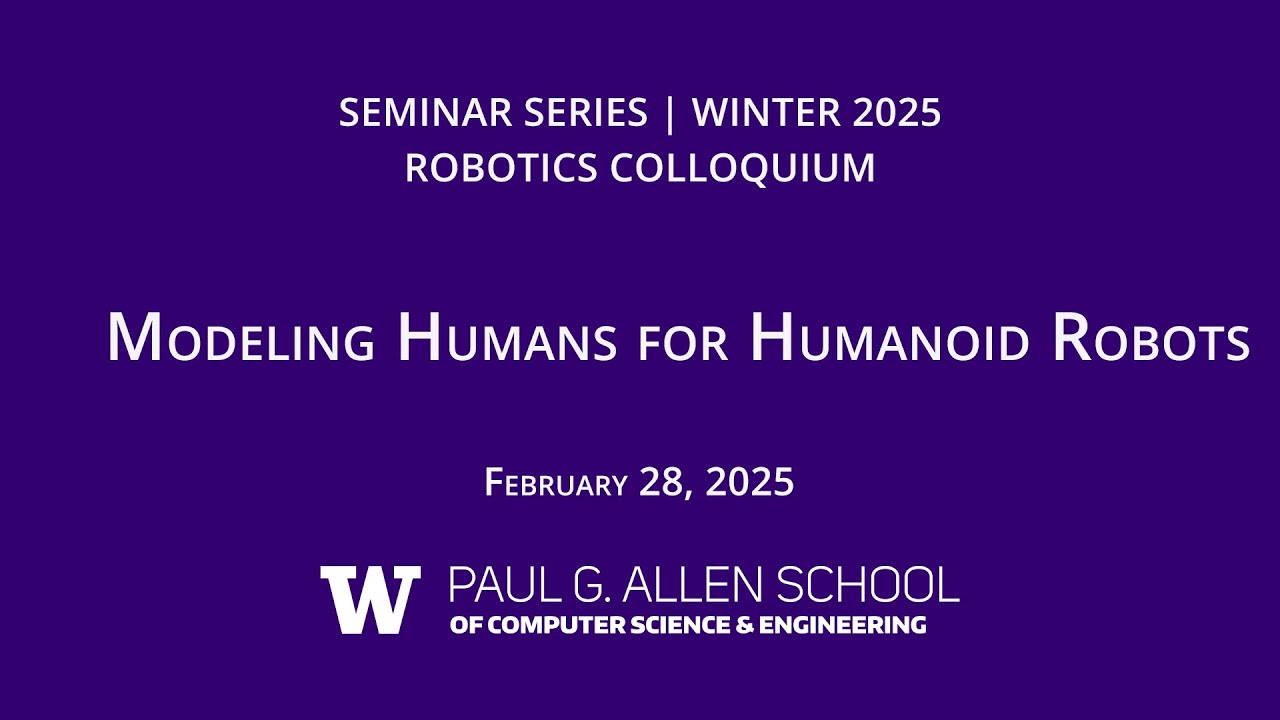 2025 Winter Robotics Colloquium: Xiaolong Wang (UC San Diego)