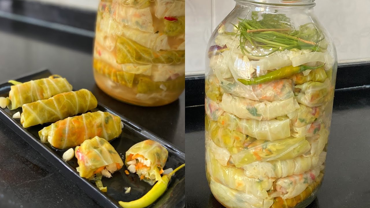 Lahana Sarma Turşusu Nasıl Yapılır💯 Görüntüsü Ve Lezzeti Şahane🤚🏼Lahana Turşusu Nasıl Yapılır?