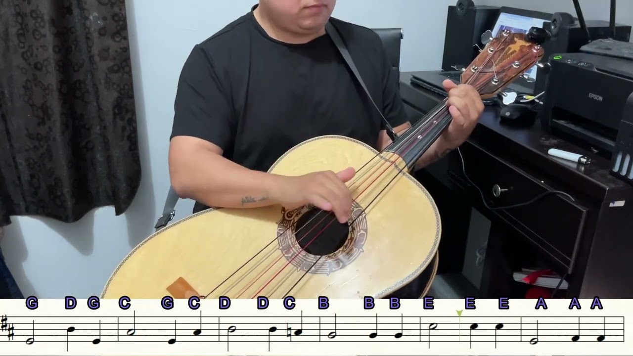 Como tocar Amorcito Corazón Guitarrón