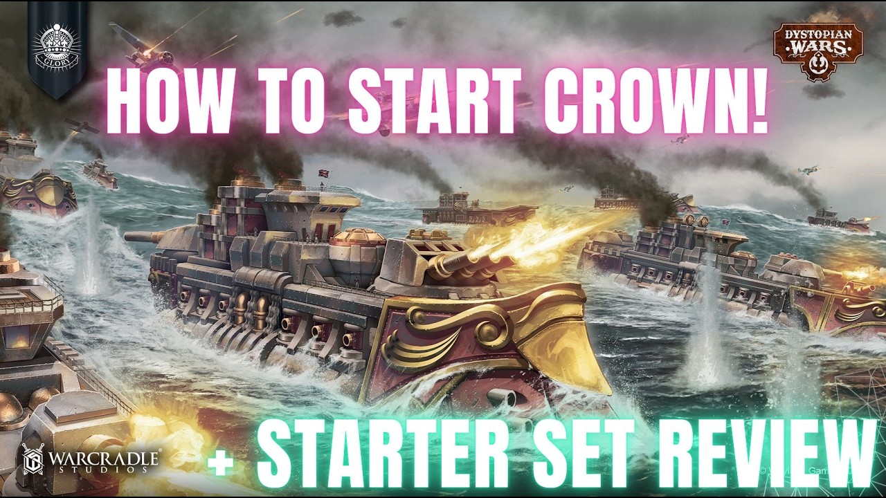 Dystopian Wars: How To Start Crown + Starter Set Review!
