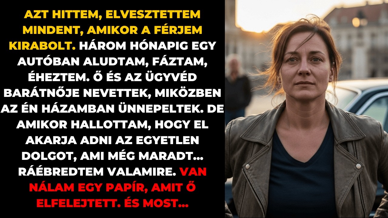 Kihallgattam, hogy a férjem el akarja adni a kocsimat. Megelőztem és a nevét töröltem a forgalmiból