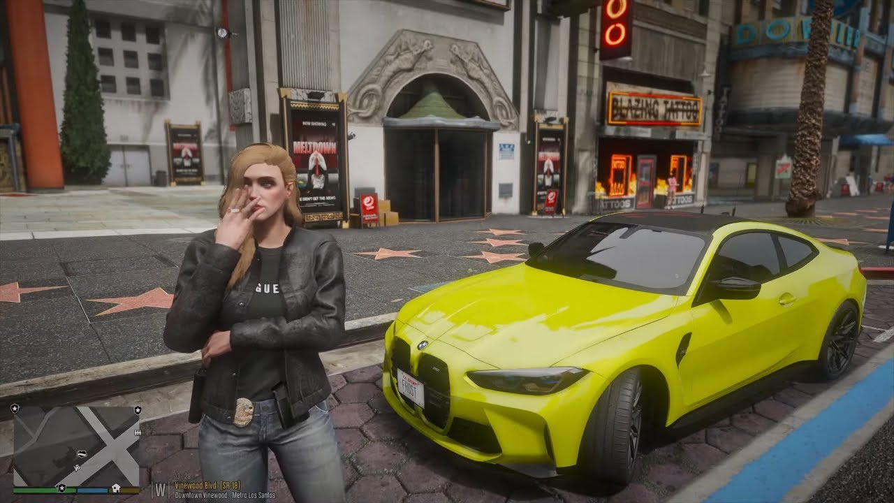 Gta 5 LSPDFR Playing As A LAPD Undercover Cop - BMW M4 Comp City Patrol #gta #gta5 #lspdfr
