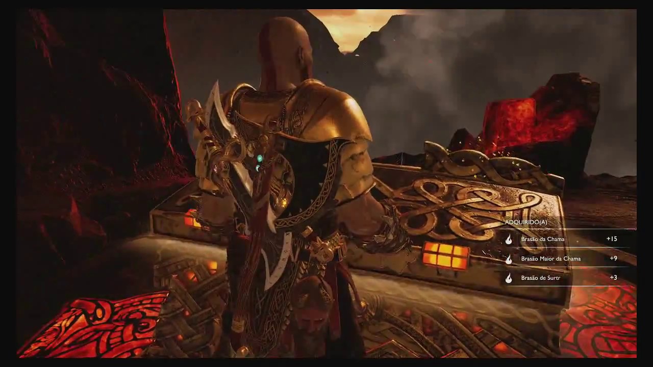 PS4: GOD OF WAR: TROF&Eacute;U: FOGO E ENXOFRE!