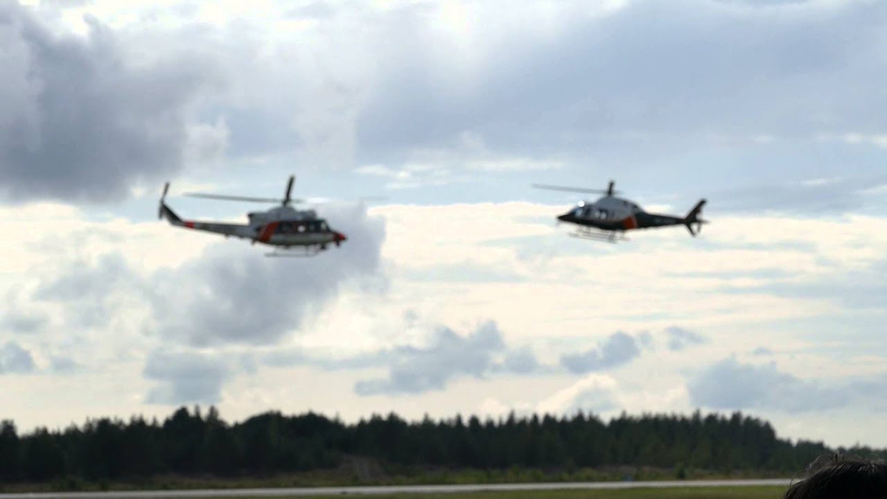 Helicopter Airshow - Agusta Westland  AB412 and AW119 at Tour de Sky 2014